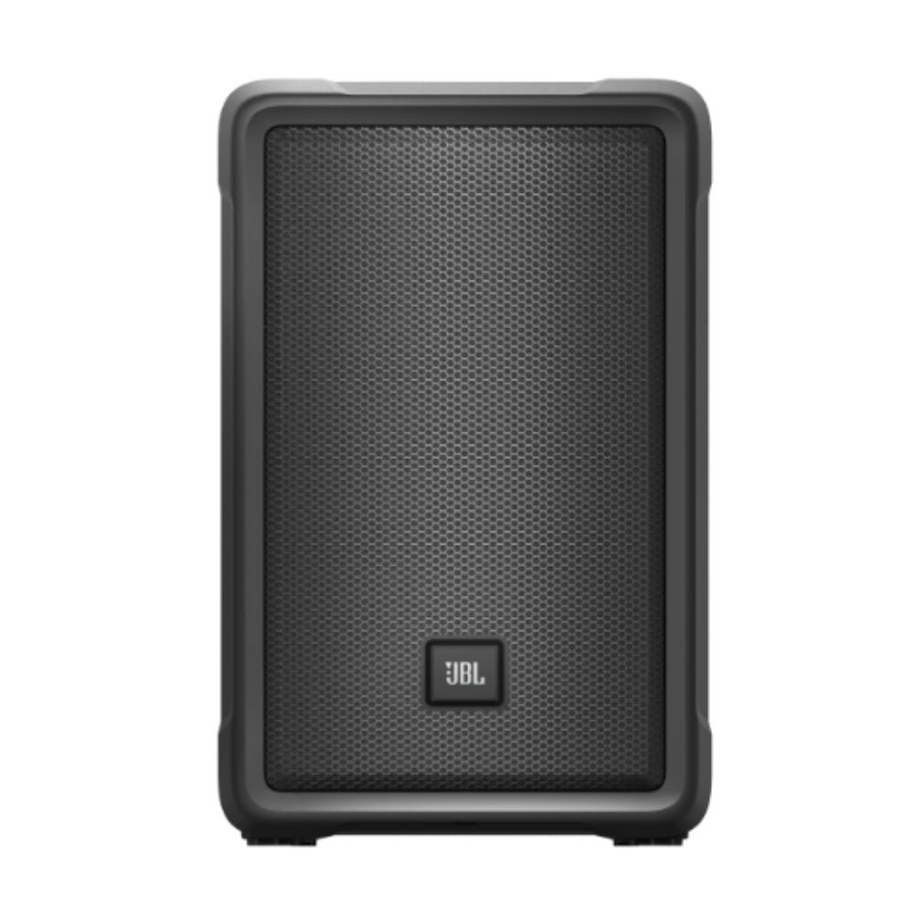 JBL IRX108BT Portable Speaker Front View ; JBL IRX108BT Portable Speaker Back View