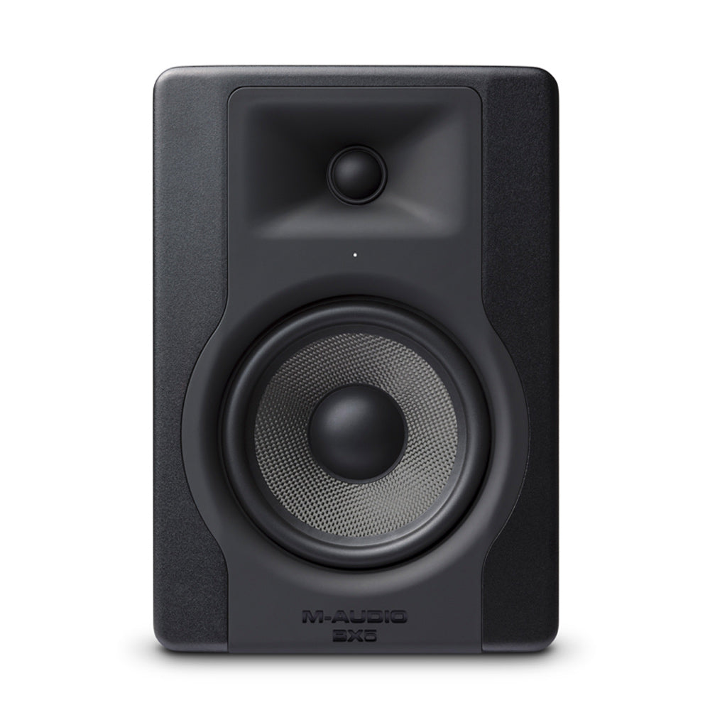 M-Audio BX5 D3 5" Powered Studio Monitors (Pair) ; M-Audio BX5 D3 5" Powered Studio Monitors (Pair) Angle ; M-Audio BX5 D3 5" Powered Studio Monitors (Pair) Rear