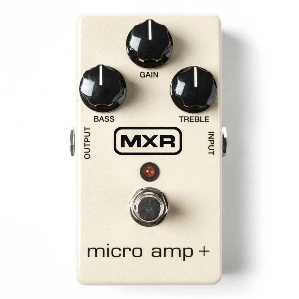 MXR Micro Amp Plus Front & Controls View