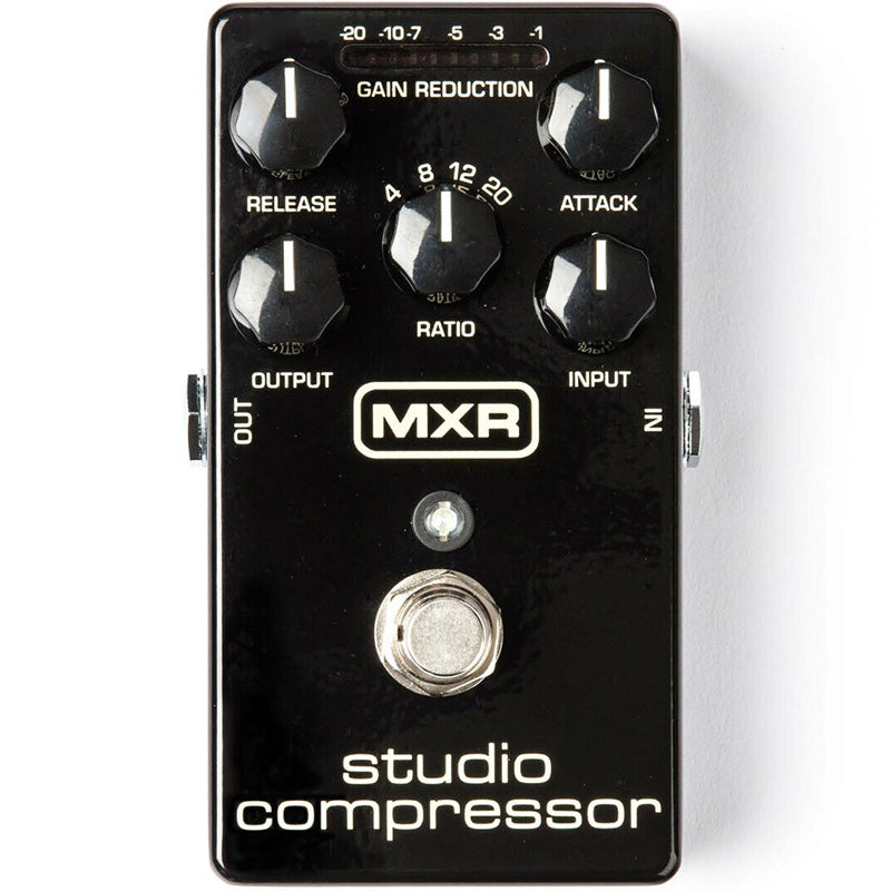 MXR M76 Studio Compressor front ; MXR M76 Studio Compressor side