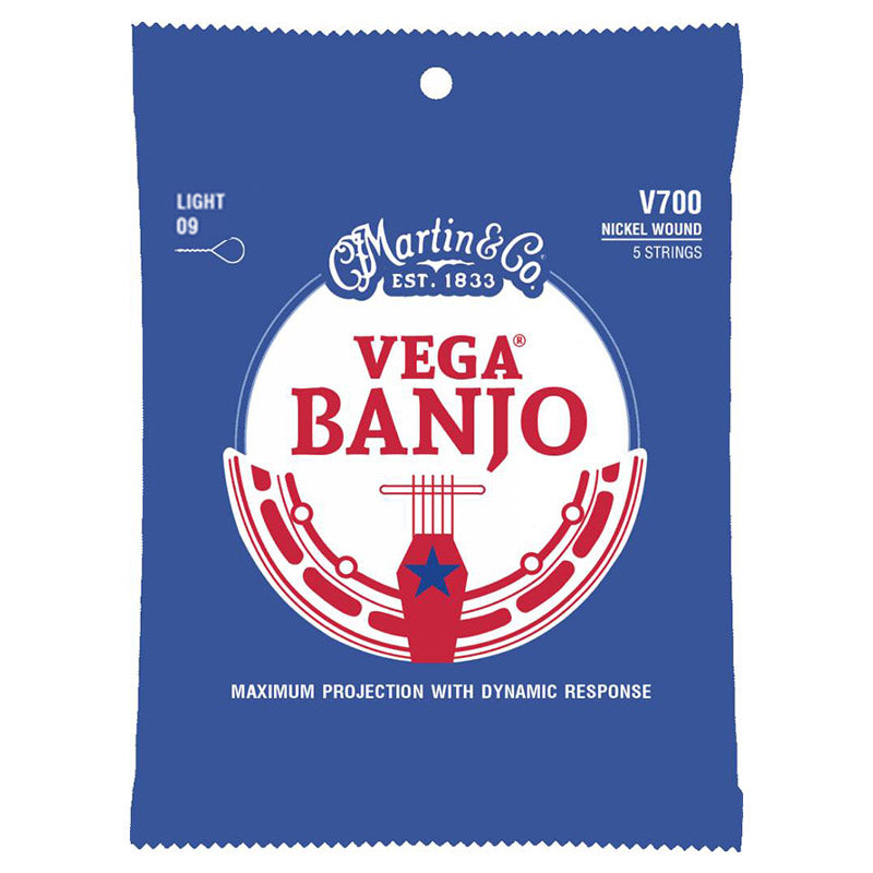 Martin Vega Light Nickel Wound Banjo Strings