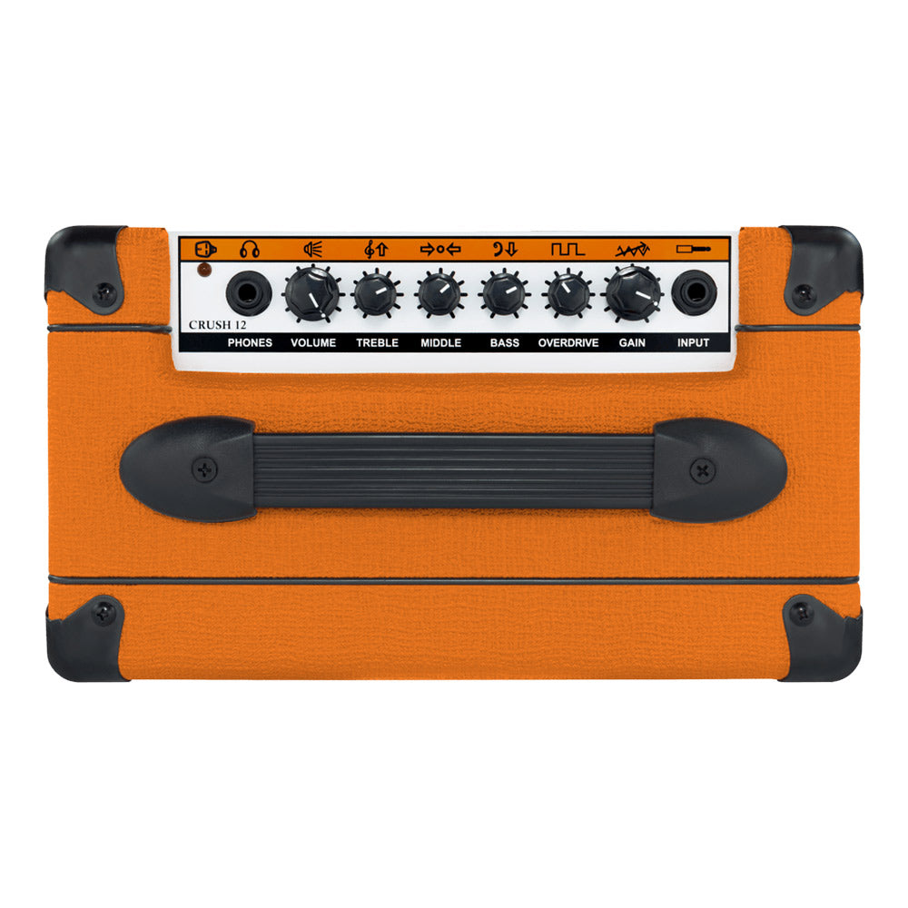 Orange Crush 12 Guitar Amp Front ; Orange Crush 12 Guitar Amp Front Angle ; Orange Crush 12 Guitar Amp Top ; Orange Crush 12 Guitar Amp Rear
