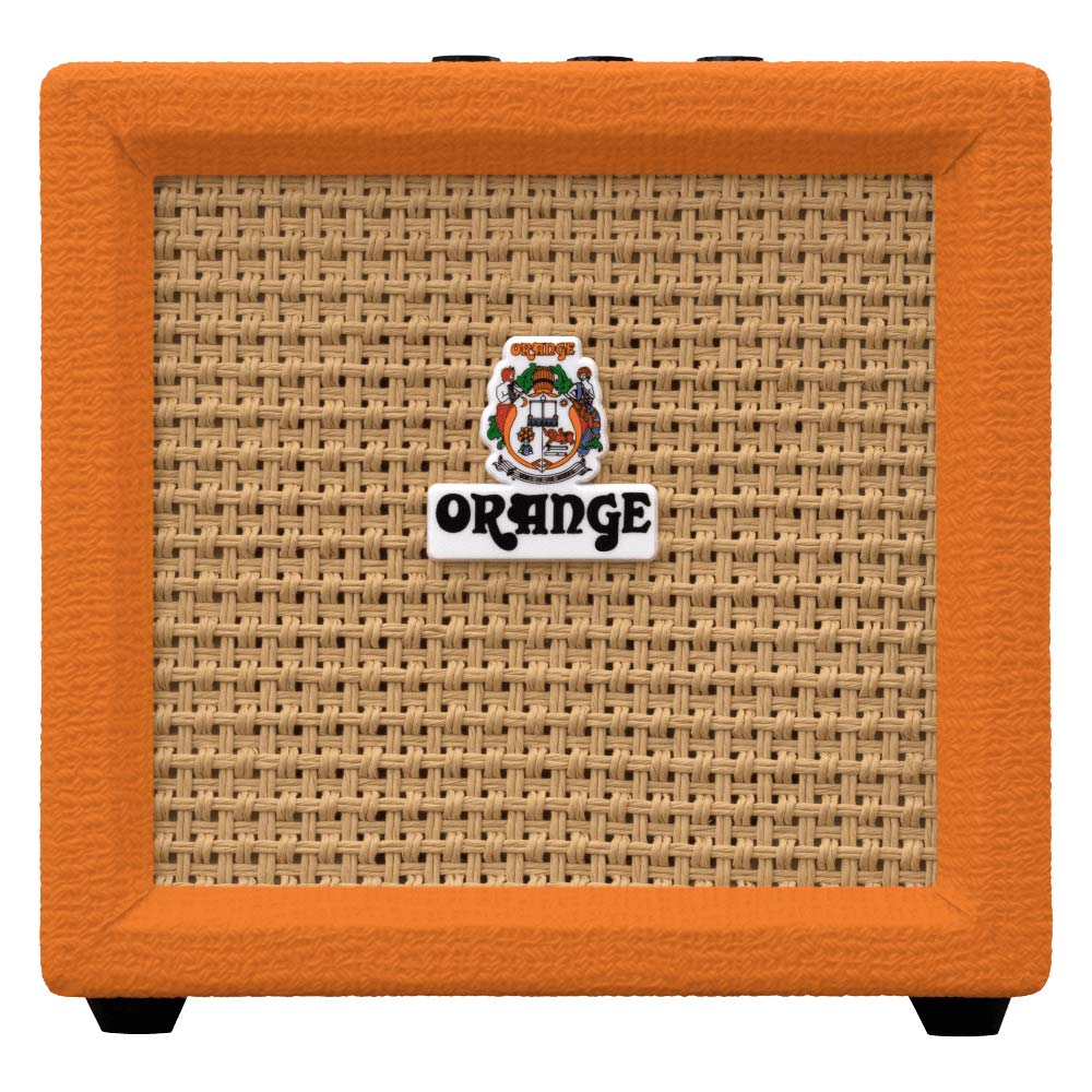 Orange Crush Mini Amp Front ; Orange Crush Mini Amp Rear Angle