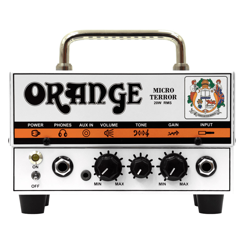 Orange Micro Terror Guitar Amp Head Front ; Orange Micro Terror Guitar Amp Head Angle ; Orange Micro Terror Guitar Amp Head Side ; Orange Micro Terror Guitar Amp Head Angle 2