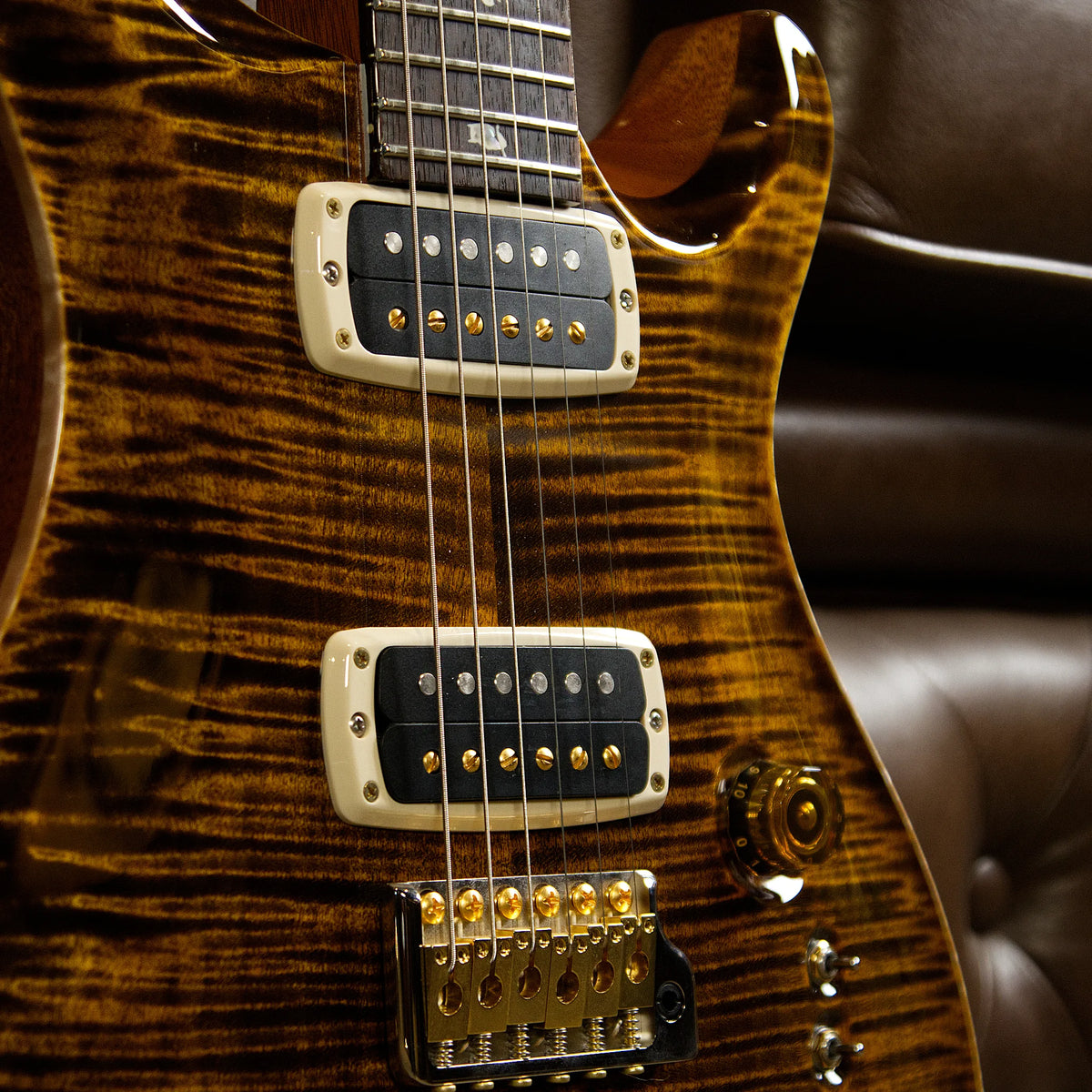 PRS Custom 24-08 (10-Top Yellow Tiger)
