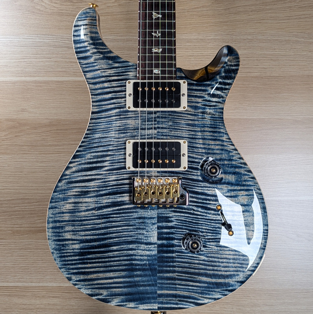 PRS Custom 24 Faded Whale Blue Electric Guitar ; PRS Custom 24 (10-Top Faded Whale Blue) ; PRS Custom 24 (10-Top Faded Whale Blue)