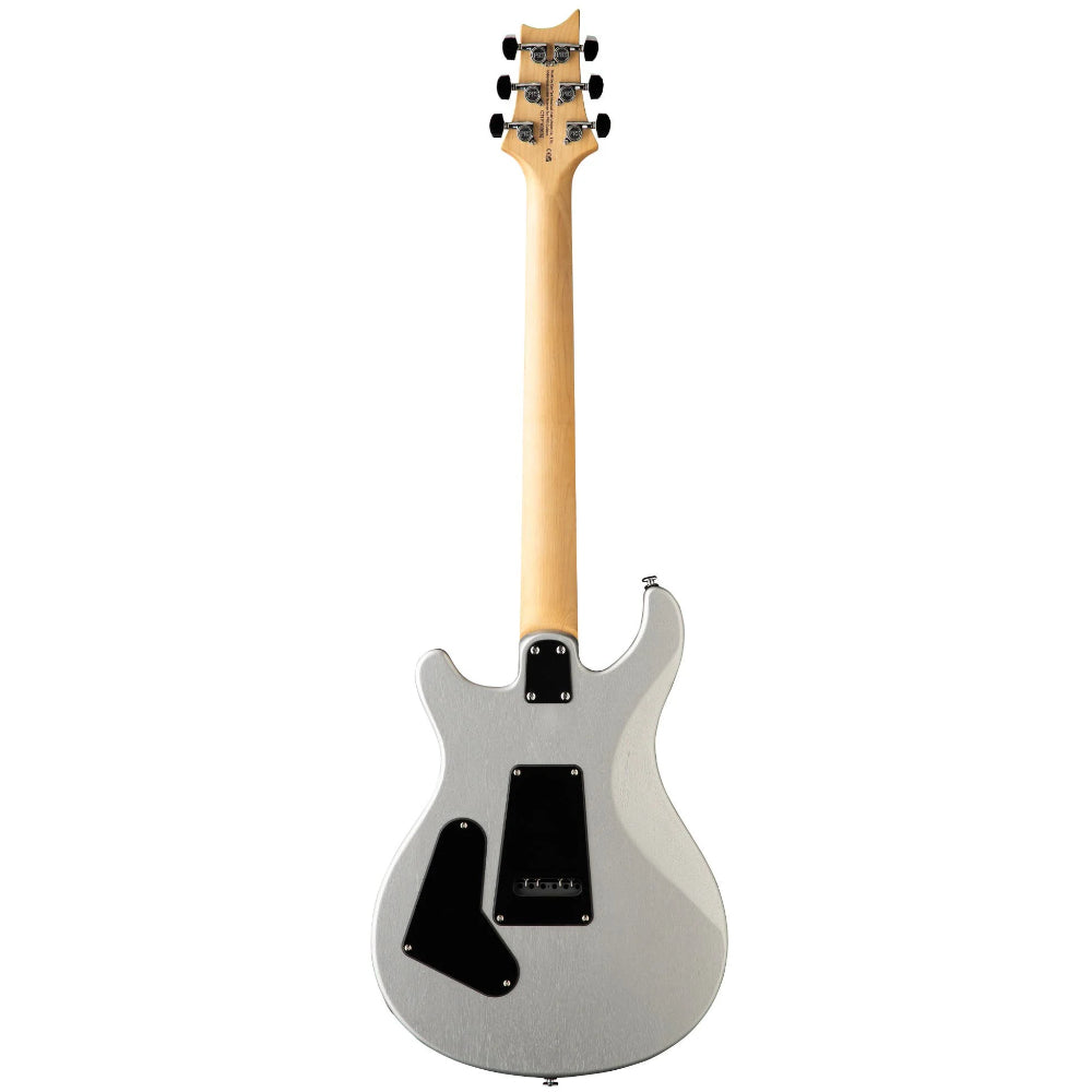 PRS SE CE 24 Standard Metallic Silver Body View ; PRS SE CE 24 Standard Metallic Silver Full View ; PRS SE CE 24 Standard Metallic Silver Back View