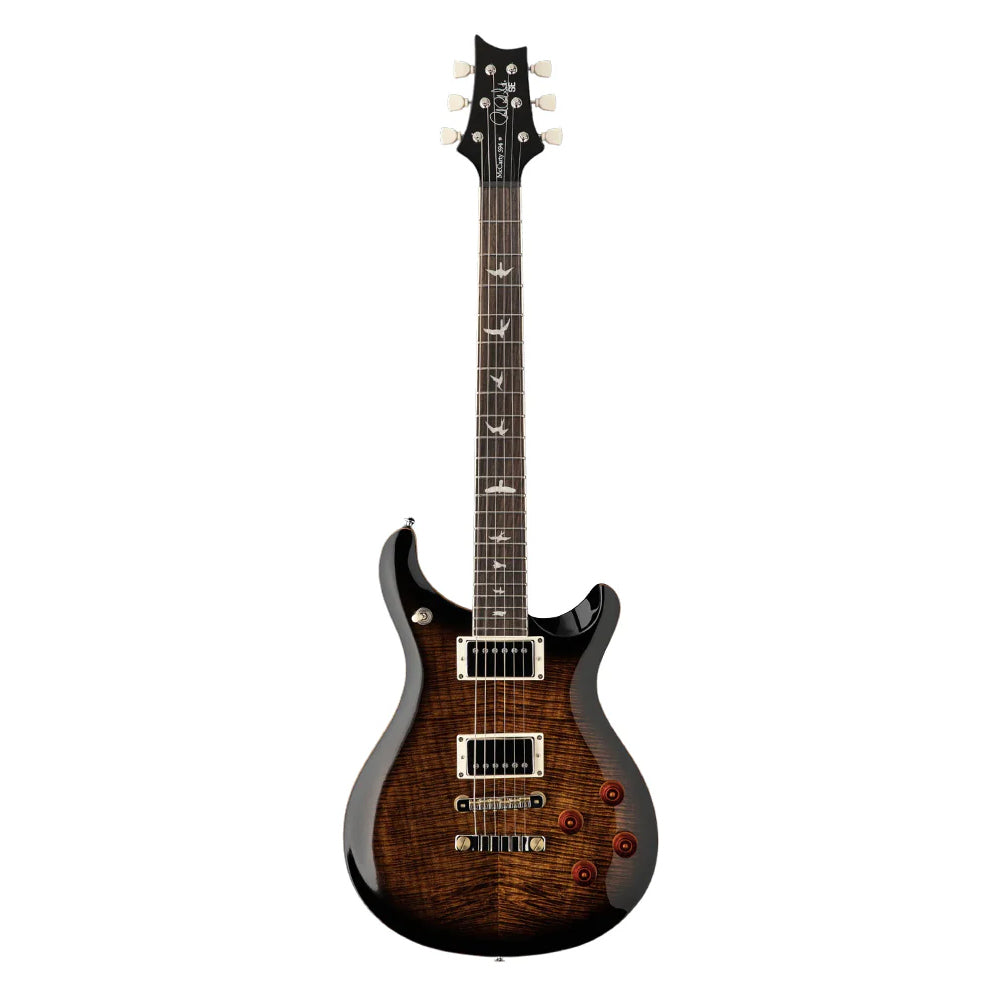 PRS SE McCarty 594 Black Gold Burst Body View ; PRS SE McCarty 594 Black Gold Burst Full View ; PRS SE McCarty 594 Black Gold Burst Back View
