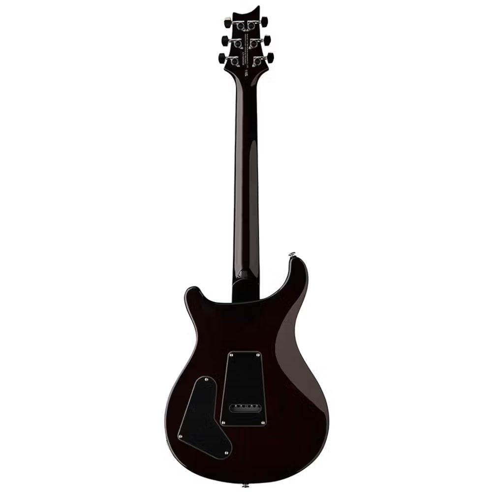 PRS SE Studio Orange Tiger Smokeburst Body View ; PRS SE Studio Orange Tiger Smokeburst Full View ; PRS SE Studio Orange Tiger Smokeburst Back View