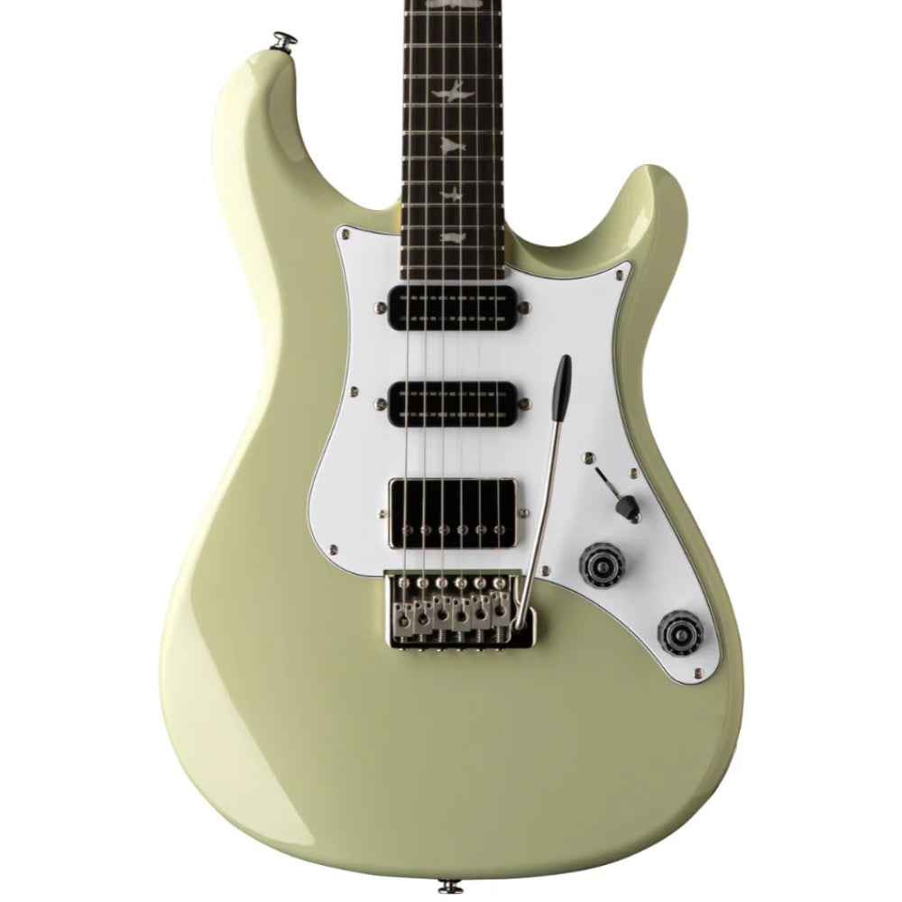 PRS SE Studio Standard Sage Green Body View ; PRS SE Studio Standard Sage Green Full View ; PRS SE Studio Standard Sage Green Back View