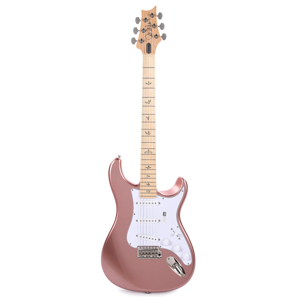 PRS Silver Sky Maple Midnight Rose Body View ; PRS Silver Sky Maple Midnight Rose Full View ; PRS Silver Sky Maple Midnight Rose Back View