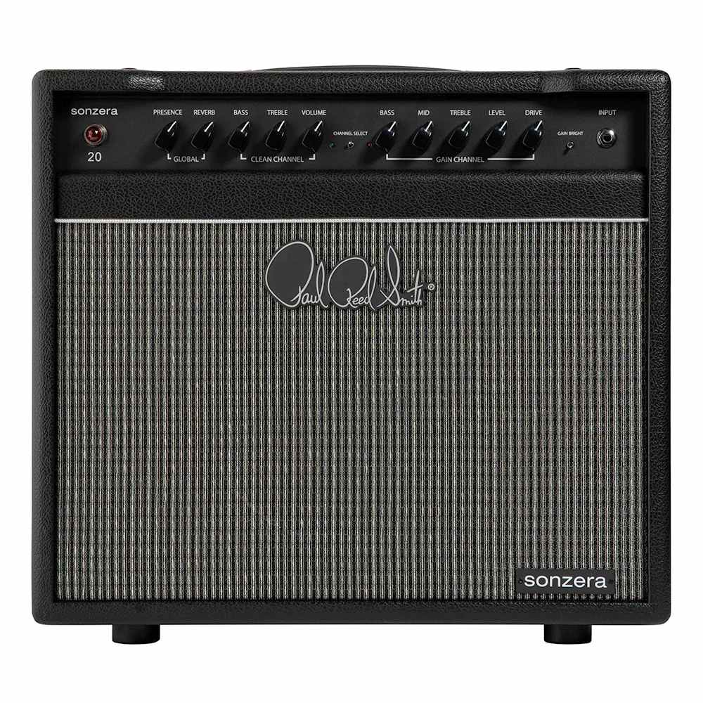 PRS Sonzera 20W Amplifier Combo Front View ; PRS Sonzera 20W Amplifier Combo Back View