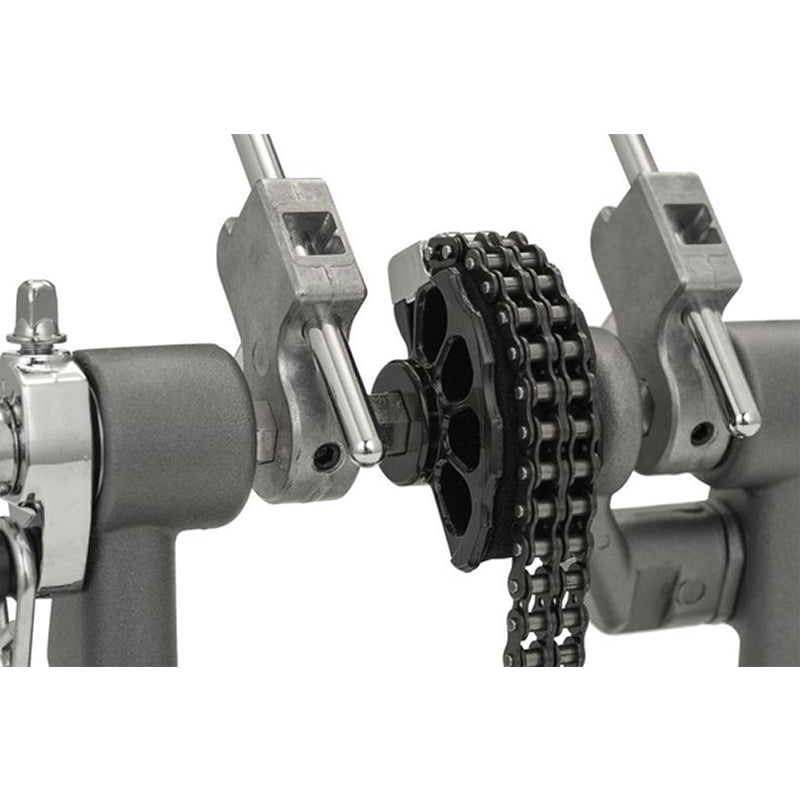 Pearl P1032 Eliminator Solo Black Double Pedal back ; Pearl P1032 Eliminator Solo Black Double Pedal detail