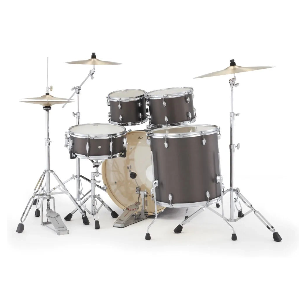 Pearl Export EXX 22" Fusion Plus Drum Kit w/Hardware and Pearl Cymbals (Brushed Bronze)