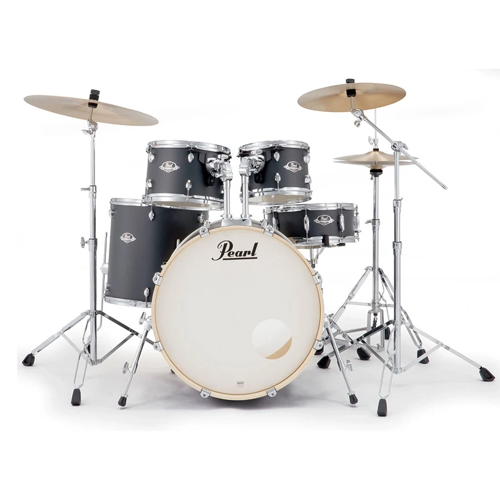 Pearl Export EXX 22" Fusion Plus Drum Kit w/Hardware and Pearl Cymbals (Graphite Slate)