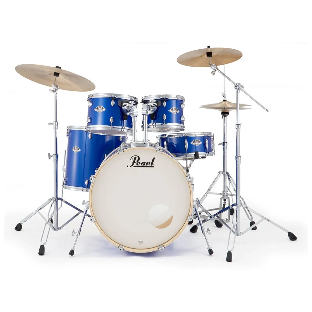 Pearl Export EXX 22" Fusion Plus Drum Kit w/Hardware and Pearl Cymbals (Midnight Blue)