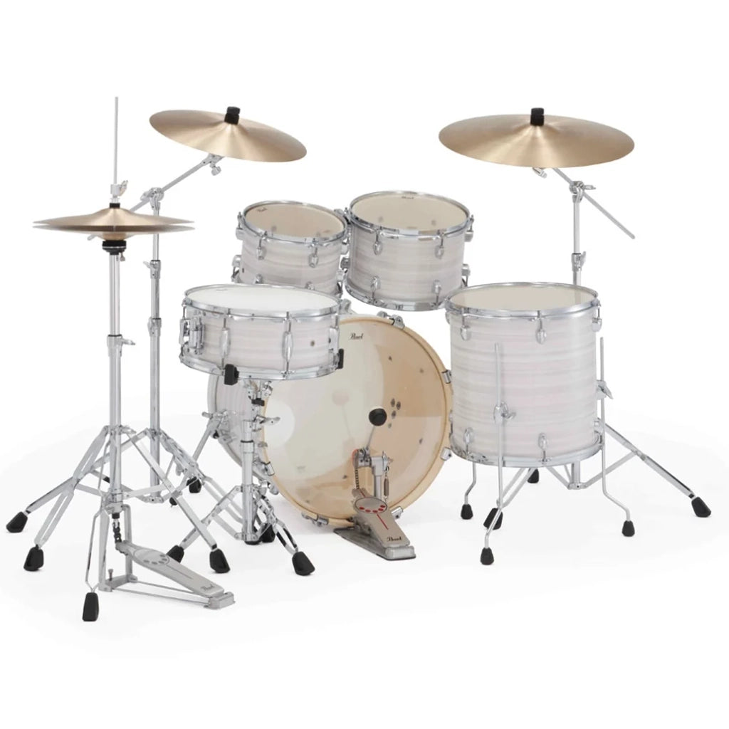 Pearl Export EXX 22" Fusion Plus Drum Kit w/Hardware and Pearl Cymbals (Slipstream White)