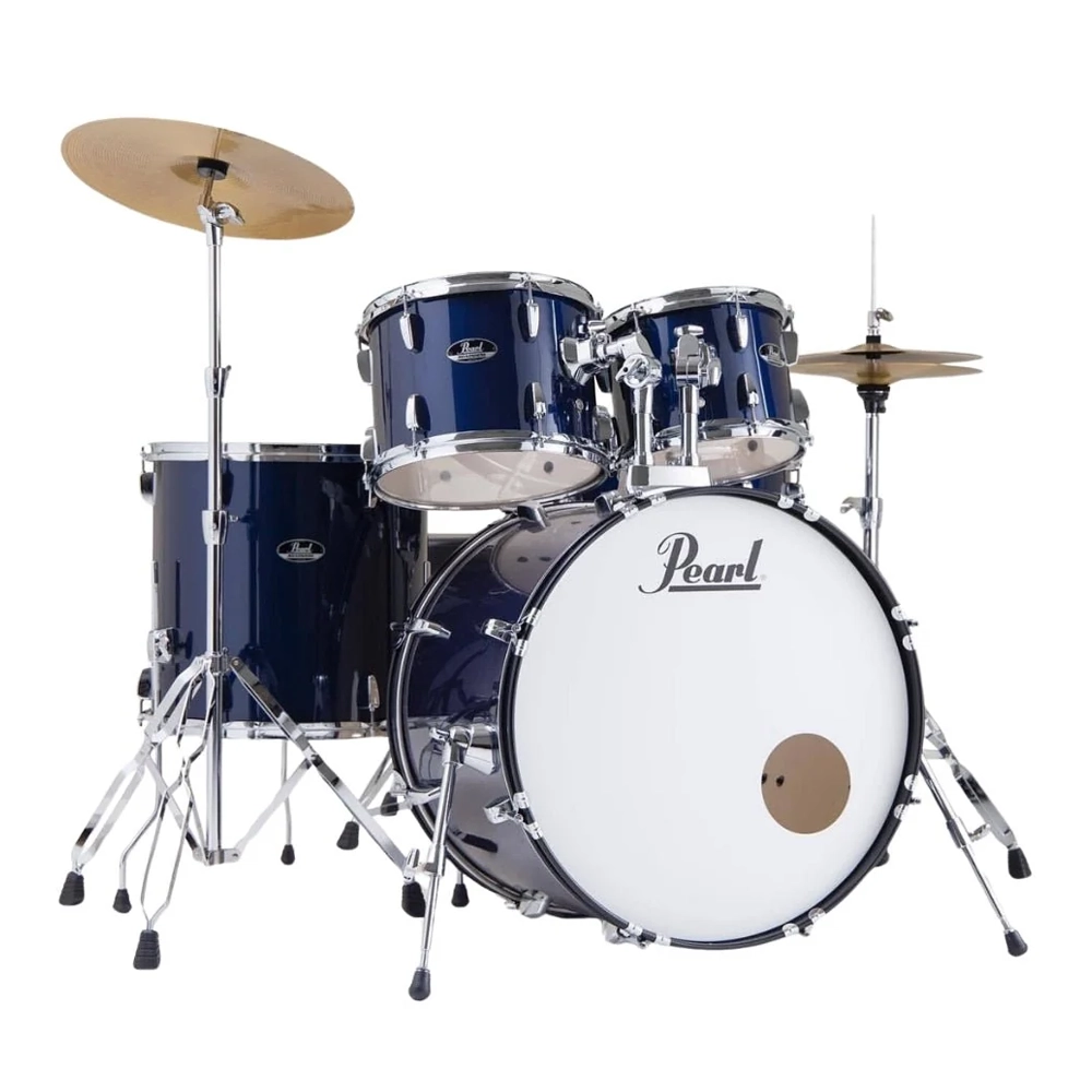 Pearl Roadshow Plus 20" Fusion Drum Kit W/Cymbals (Royal Blue Metallic)