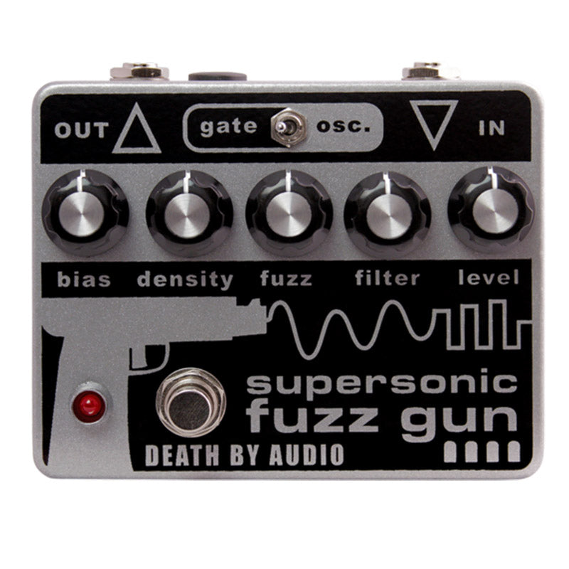 Death By Audio Supersonic Fuzz Gun Effect Pedal ; Death By Audio Supersonic Fuzz Gun Effect Pedal ; Death By Audio Supersonic Fuzz Gun Effect Pedal