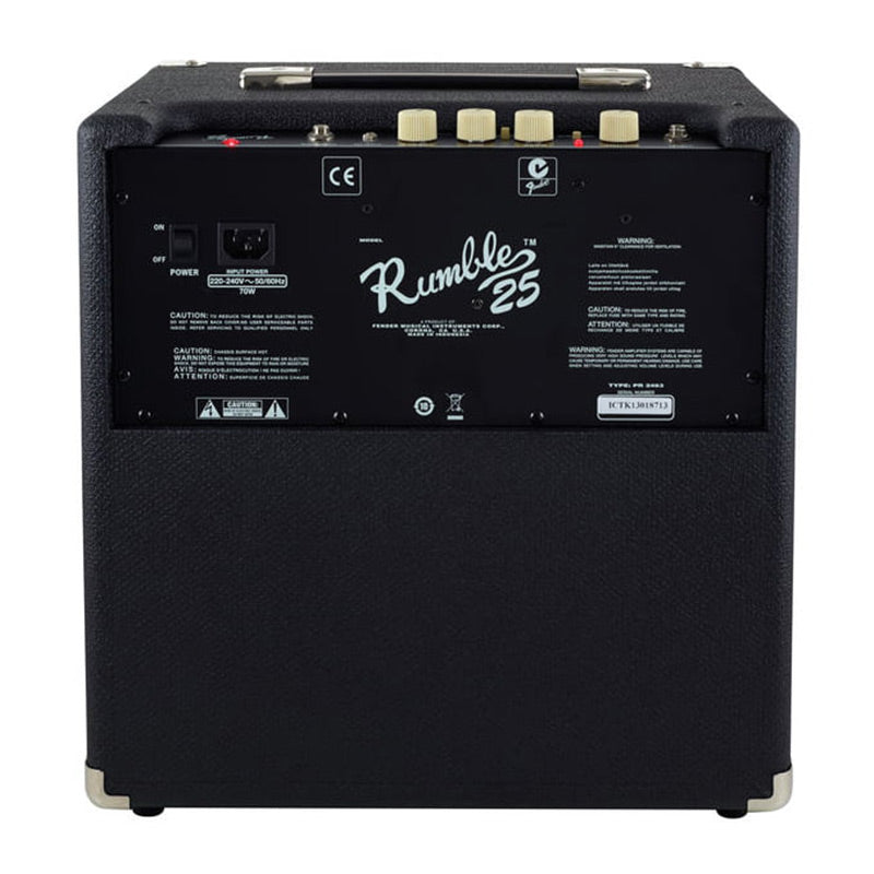 Fender Rumble 25 Combo V3 Bass Amplifier ; Fender Rumble 25 Combo V3 Bass Amplifier ; Fender Rumble 25 Combo V3 Bass Amplifier