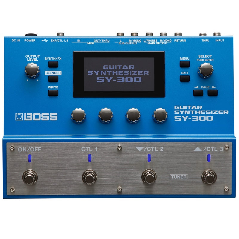 Boss SY-300 Guitar Synthesizer ; Boss SY-300 Guitar Synthesizer Rear