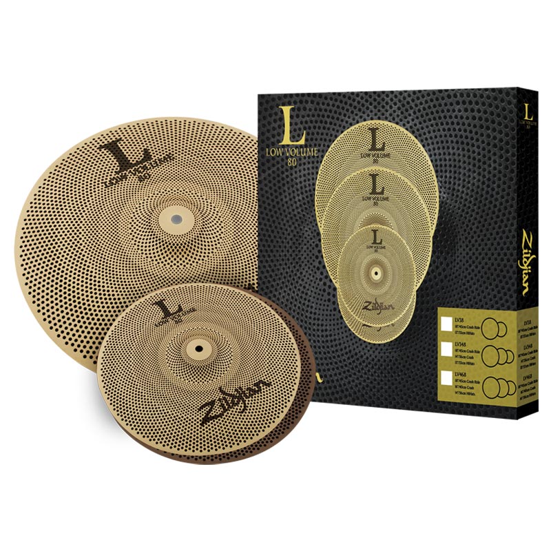 Zildjian L80 Low Volume Cymbal Set LV38