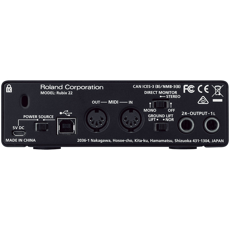 Roland RUBIX22 USB Audio Interface ; Roland-RUBIX22 ; Roland Rubix22 Cloud Offer ; Roland Rubix22 Cloud Offer 2