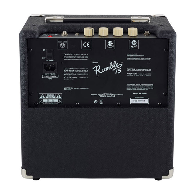 Fender Rumble 15 V3 Bass Amplifier ; Fender Rumble 15 V3 Bass Amplifier ; Fender Rumble 15 V3 Bass Amplifier