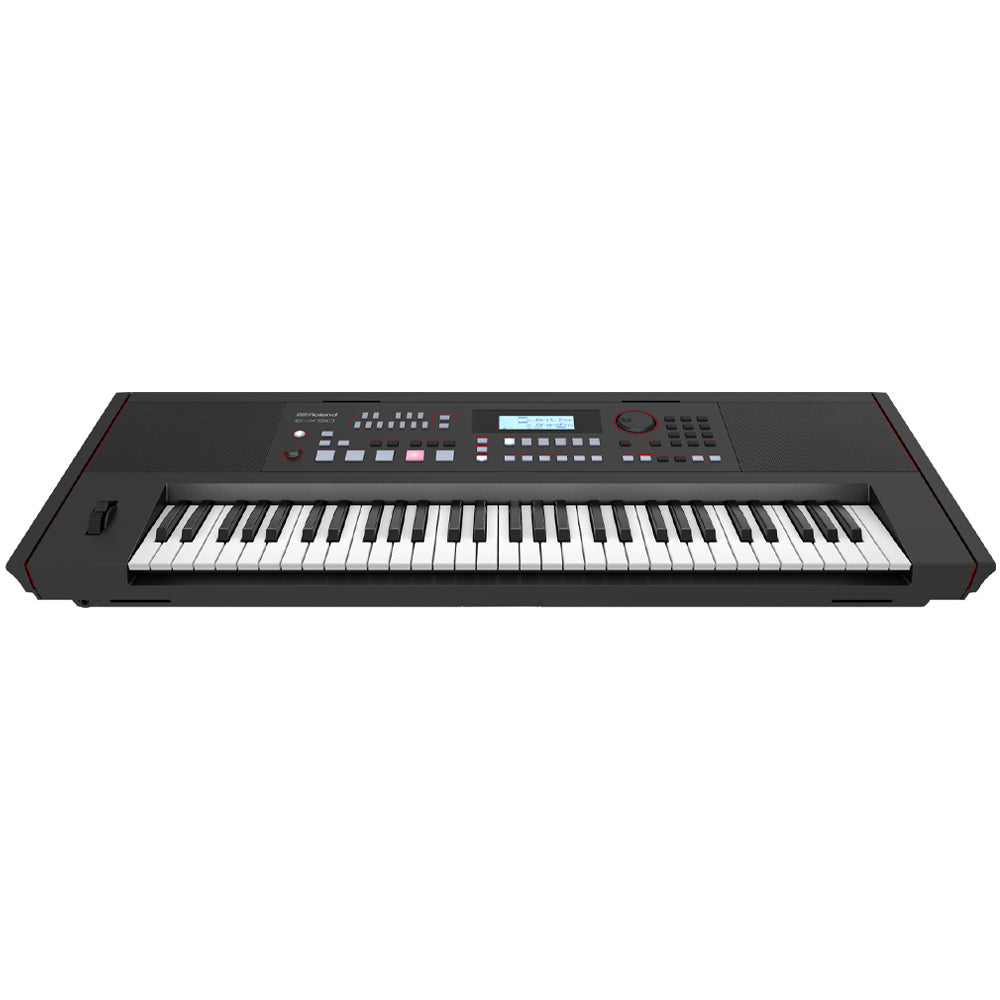 Roland E-X50 Arranger Keyboard Top ; Roland E-X50 Arranger Keyboard Front ; Roland E-X50 Arranger Keyboard Left Angle ; Roland E-X50 Arranger Keyboard Rear Angle ; Roland E-X50 Arranger Keyboard Front II ; Roland E-X50 Arranger Keyboard Rear ; Roland EX50 Arranger Keyboard
