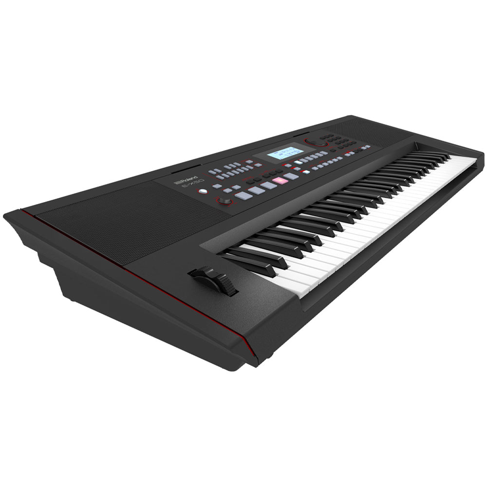 Roland E-X50 Arranger Keyboard Top ; Roland E-X50 Arranger Keyboard Front ; Roland E-X50 Arranger Keyboard Left Angle ; Roland E-X50 Arranger Keyboard Rear Angle ; Roland E-X50 Arranger Keyboard Front II ; Roland E-X50 Arranger Keyboard Rear ; Roland EX50 Arranger Keyboard