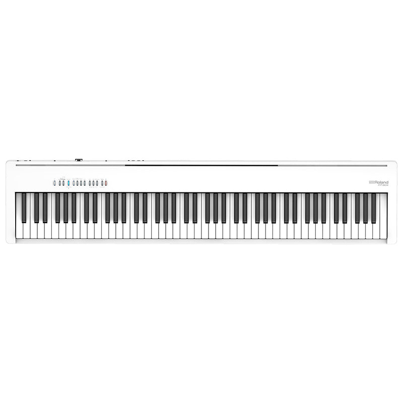 Roland FP-30X White Digital Piano ; Roland FP-30X White Back Panel