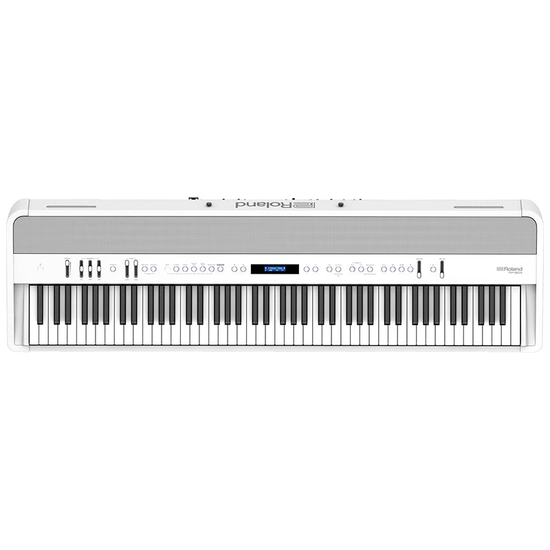Roland FP90X White Bundle ; Roland FP-90X White Digital Piano ; Fp90x white rear panel