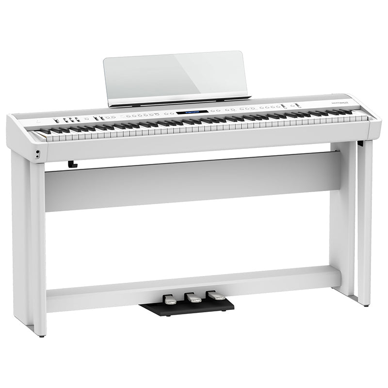 Roland FP90X White Bundle ; Roland FP-90X White Digital Piano ; Fp90x white rear panel