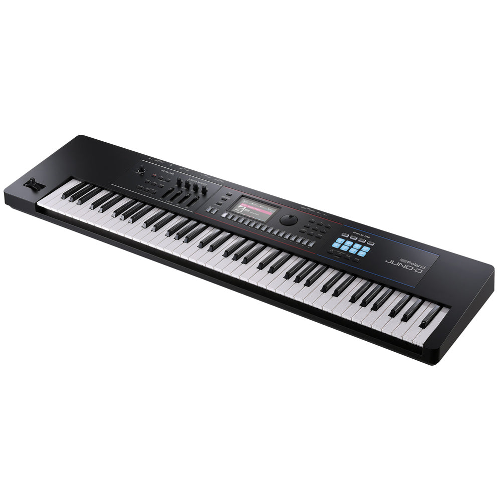 Roland JUNO-D7 Synthesizer Front ; Roland JUNO-D7 Synthesizer Angle ; Roland JUNO-D7 Synthesizer Rear