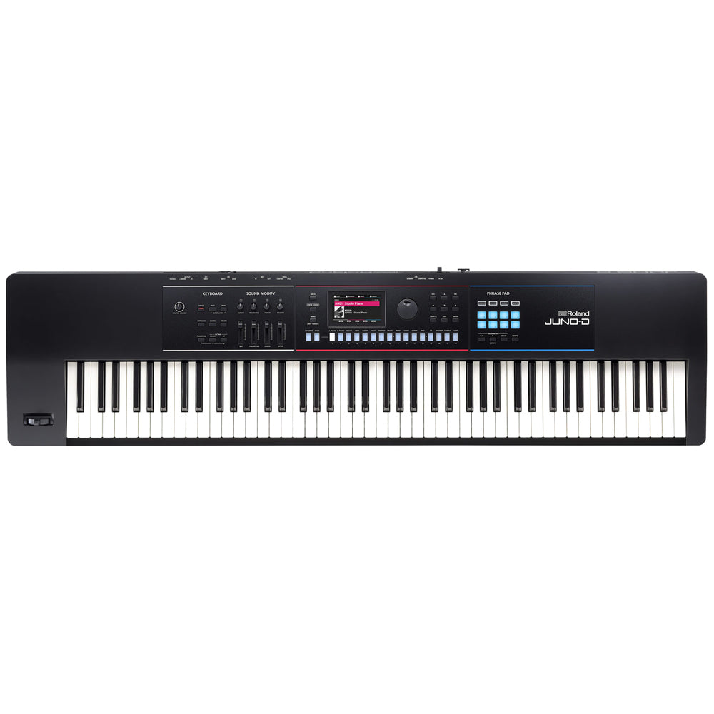 Roland JUNO-D8 Synthesizer Front ; Roland JUNO-D8 Synthesizer Angle ; Roland JUNO-D8 Synthesizer Rear