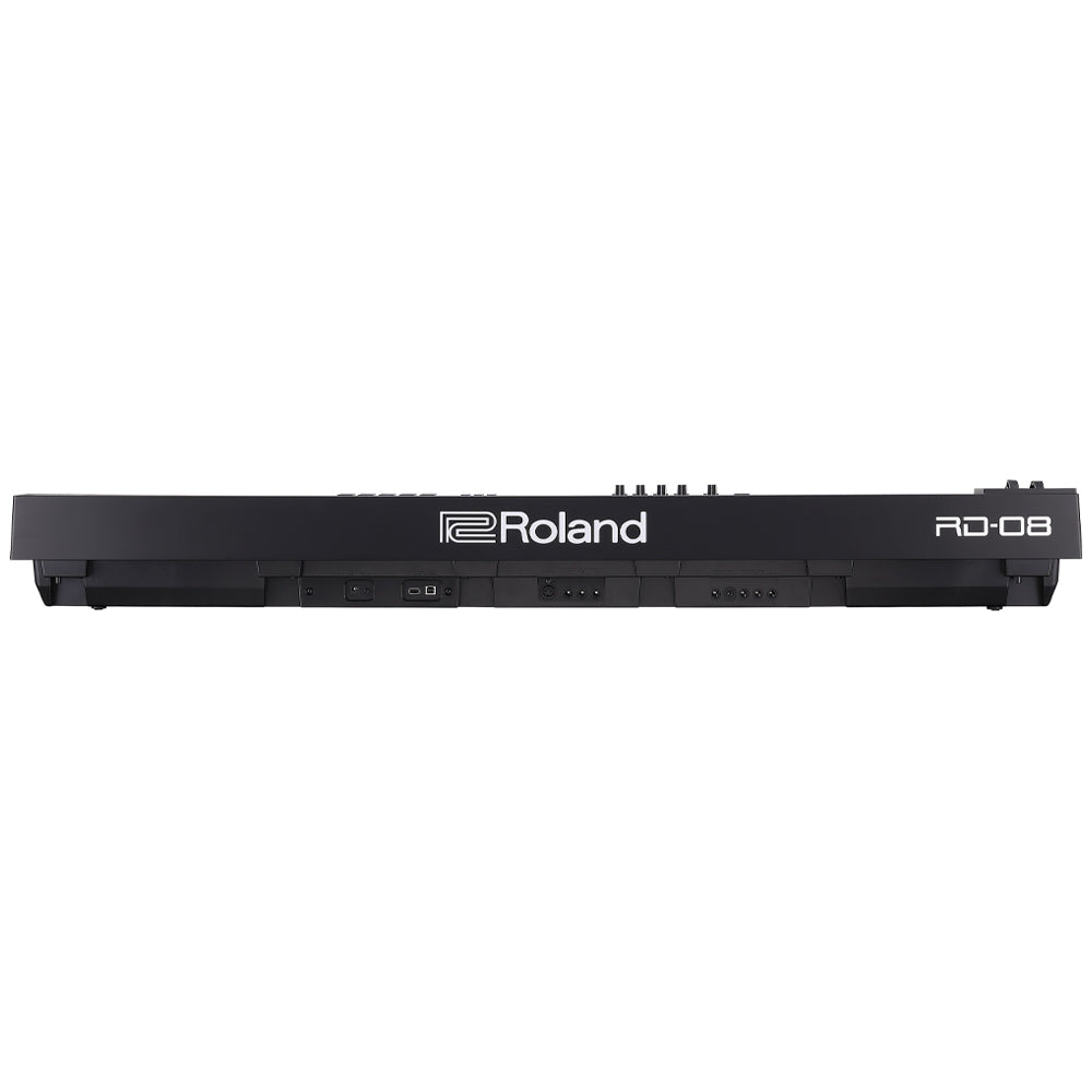 Roland RD-08 Stage Piano Front ; Roland RD-08 Stage Piano Left Angle ; Roland RD-08 Stage Piano Right Angle ; Roland RD-08 Stage Piano Rear