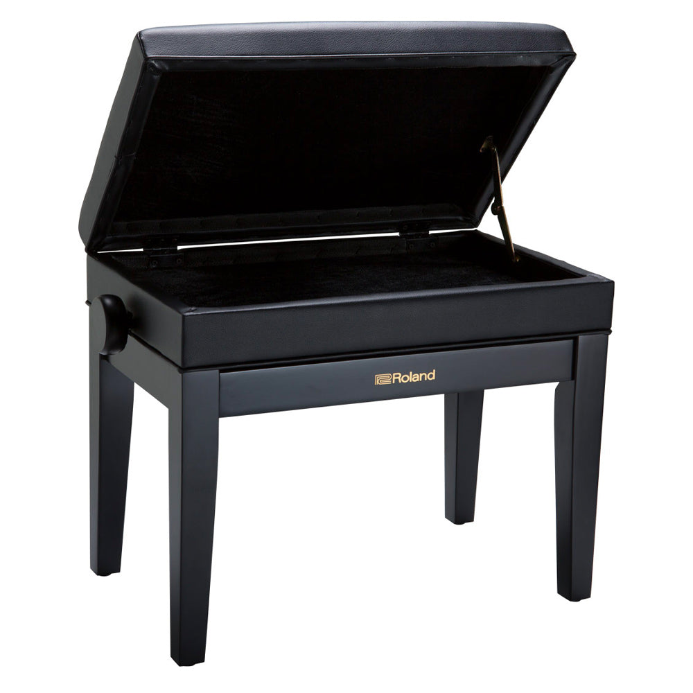 Roland RPB400 Adjustable Piano Bench Black ; Roland RPB400 Adjustable Piano Bench Black Open