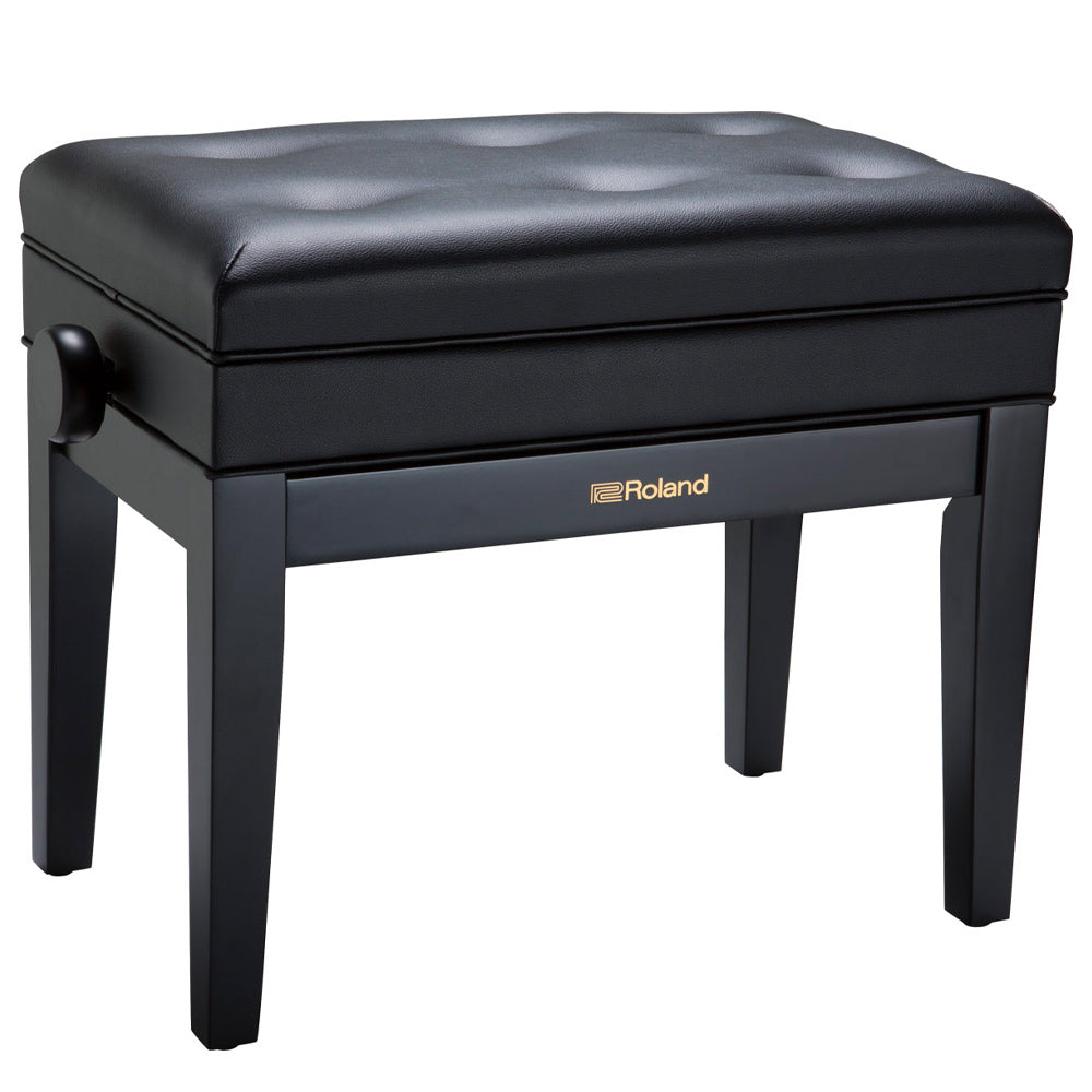 Roland RPB400 Adjustable Piano Bench Black ; Roland RPB400 Adjustable Piano Bench Black Open