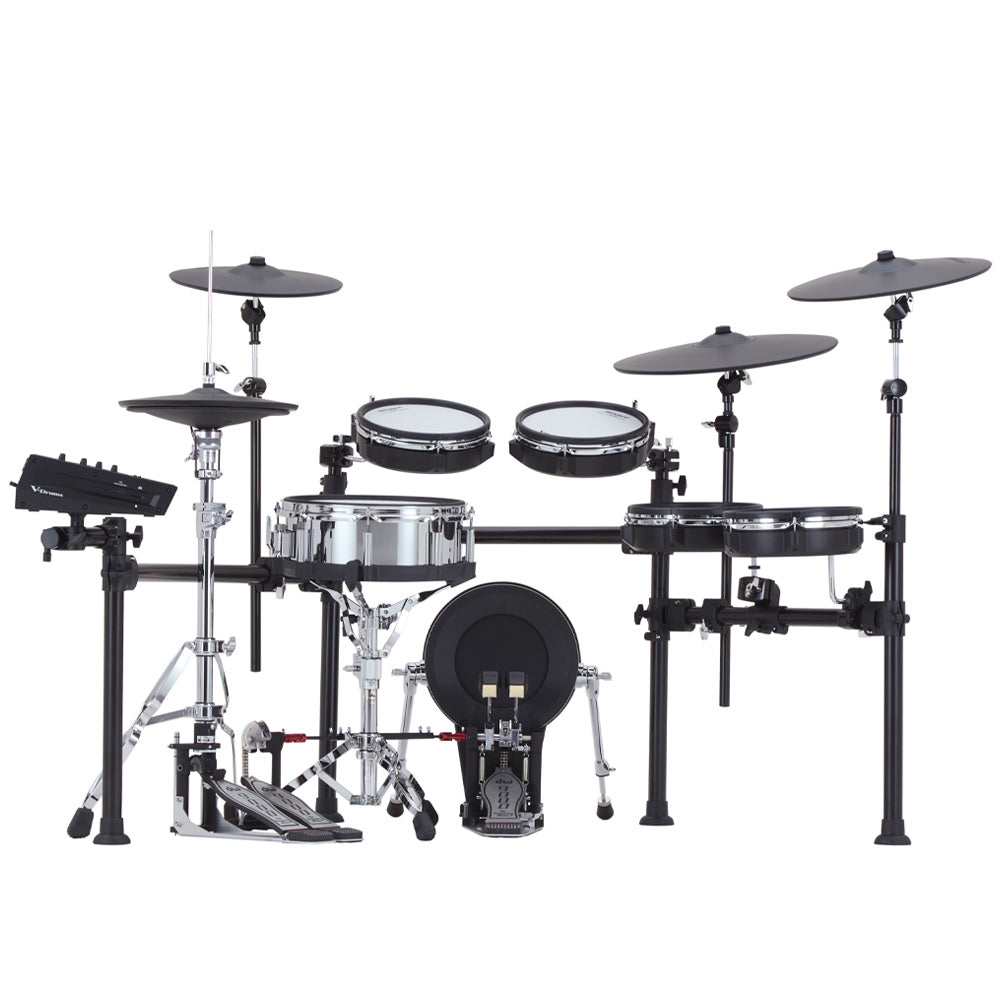 Roland TD713 V-Drums Digital Drumkit Front ; Roland TD713 V-Drums Digital Drumkit Rear ; Roland TD713 V-Drums Digital Drumkit Above