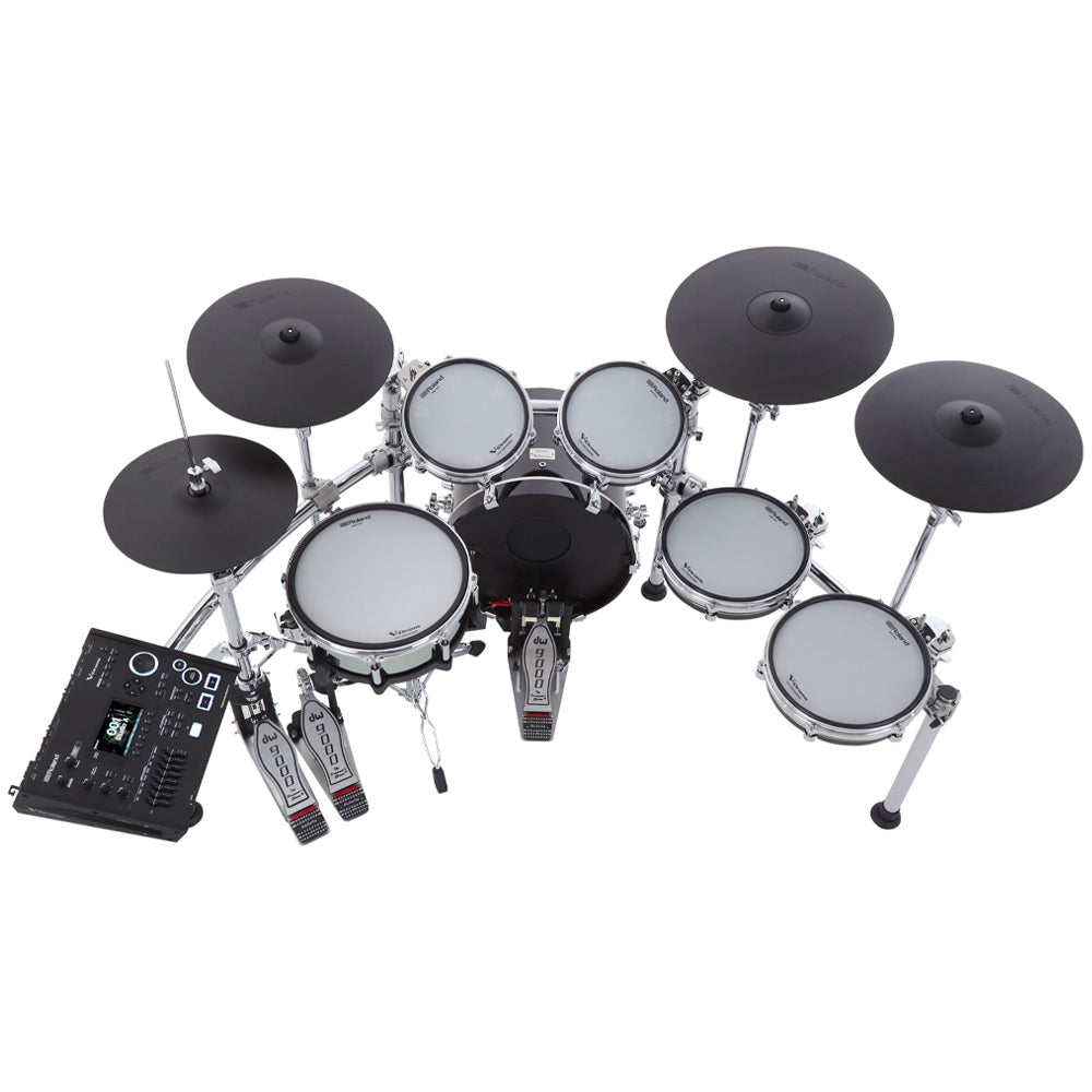 Roland TD716 V-Drums Digital Drumkit Front ; Roland TD716 V-Drums Digital Drumkit Angle ; Roland TD716 V-Drums Digital Drumkit Rear ; Roland TD716 V-Drums Digital Drumkit Above