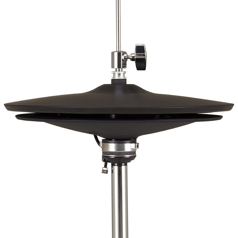 Roland VH14D V-Hi-Hats main ; Roland VH14D V-Hi-Hats side ; Roland VH14D V-Hi-Hats detail