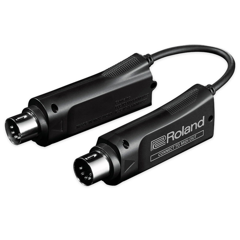 Roland WM-1 Wireless Midi Adapter Profile ; Roland WM-1 Wireless Midi Adapter Side 1 ; Roland WM-1 Wireless Midi Adapter Side 2 ; Roland WM-1 Wireless Midi Adapter Set Up