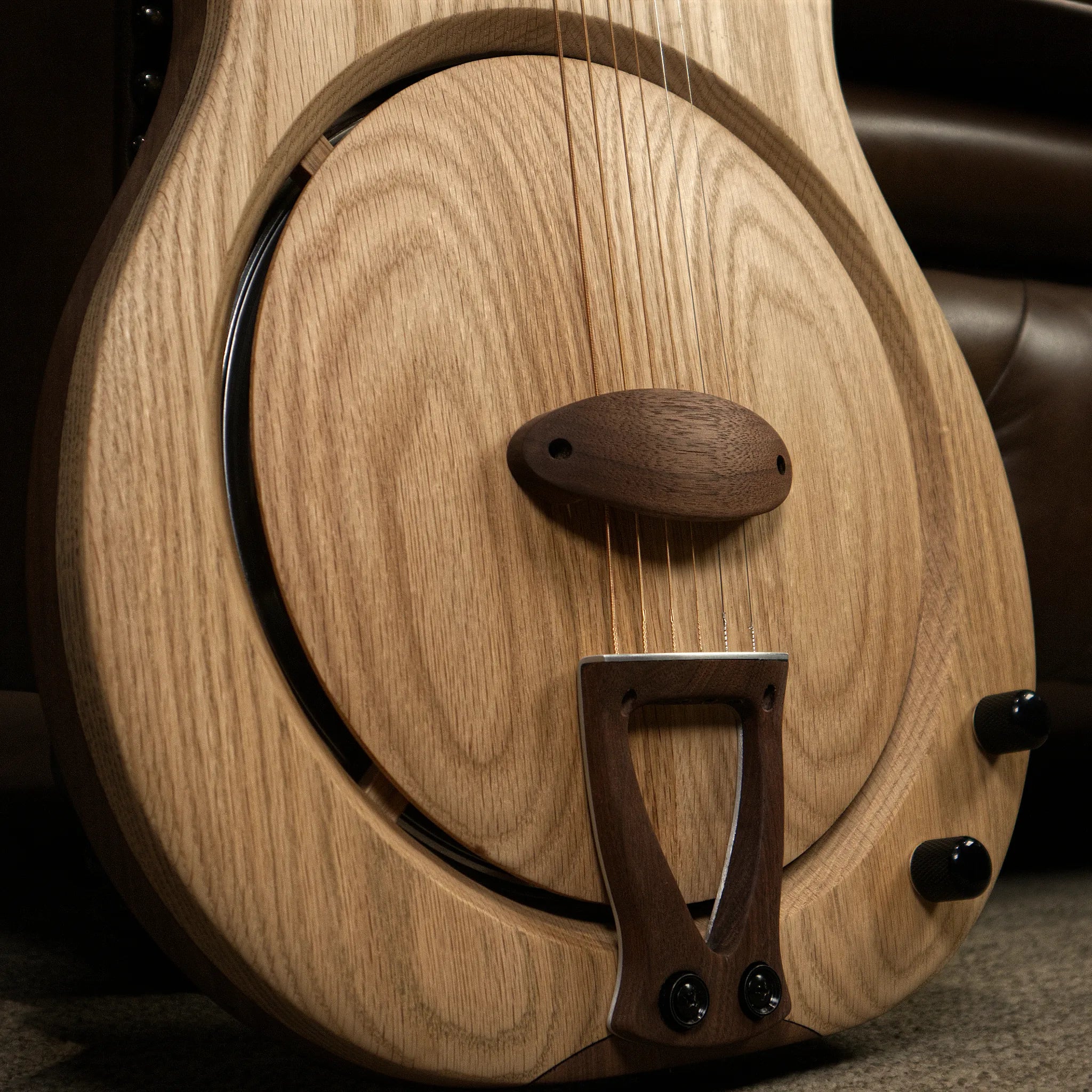 Sea Patrol Custom Guitars SP-35/46 Oak/Walnut Body Resonator Guitar