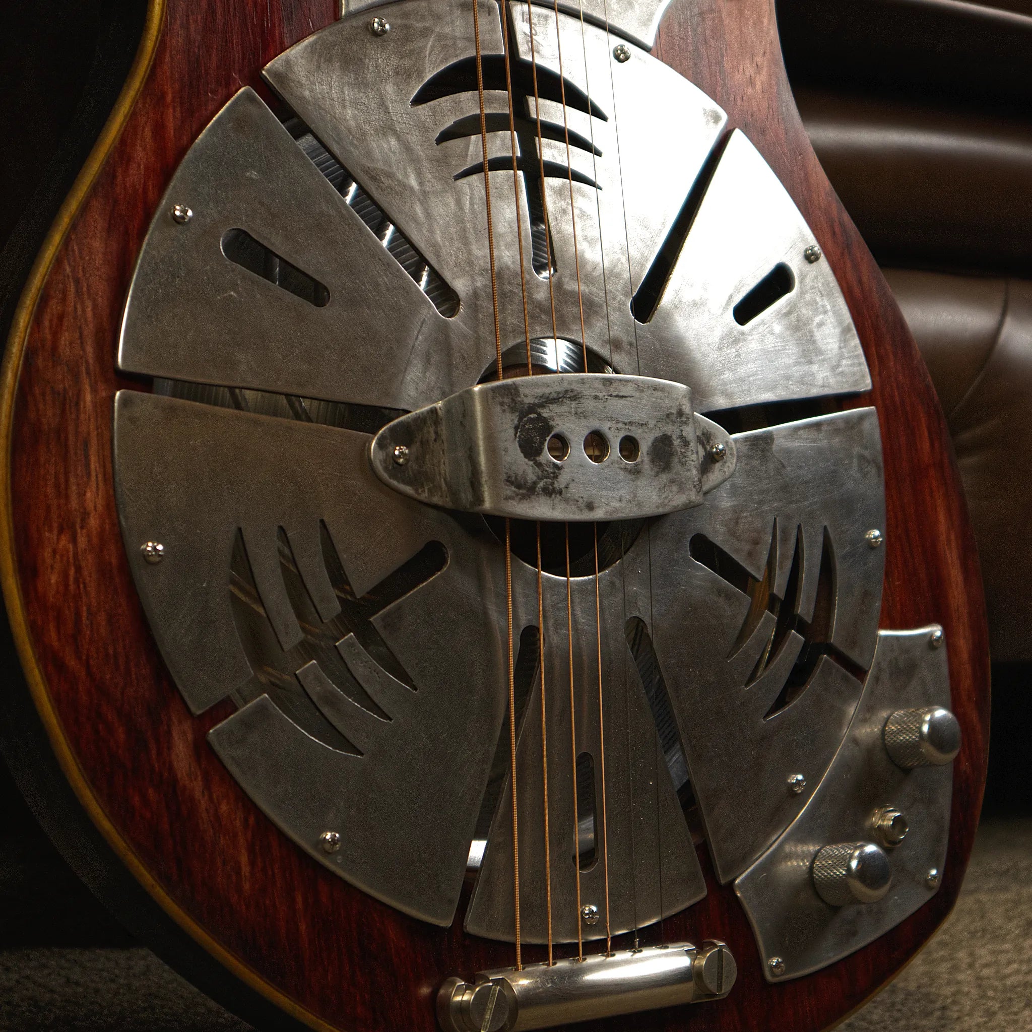 Sea Patrol Guitars 35/52 "Offset" Resonator Guitar