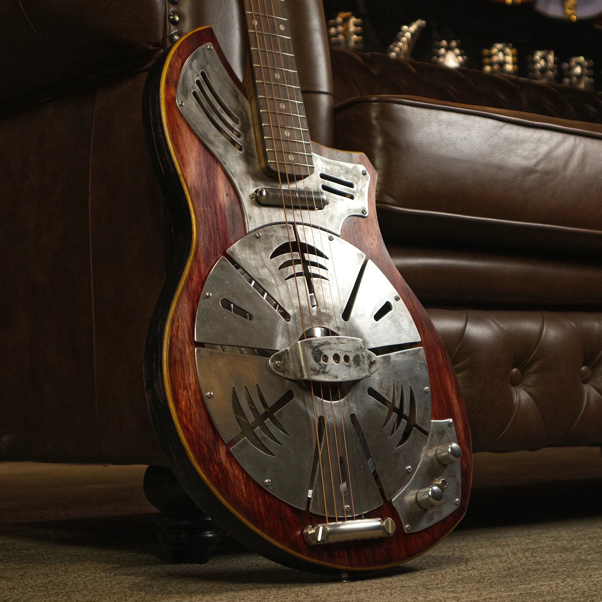 Sea Patrol Guitars 35/52 "Offset" Resonator Guitar