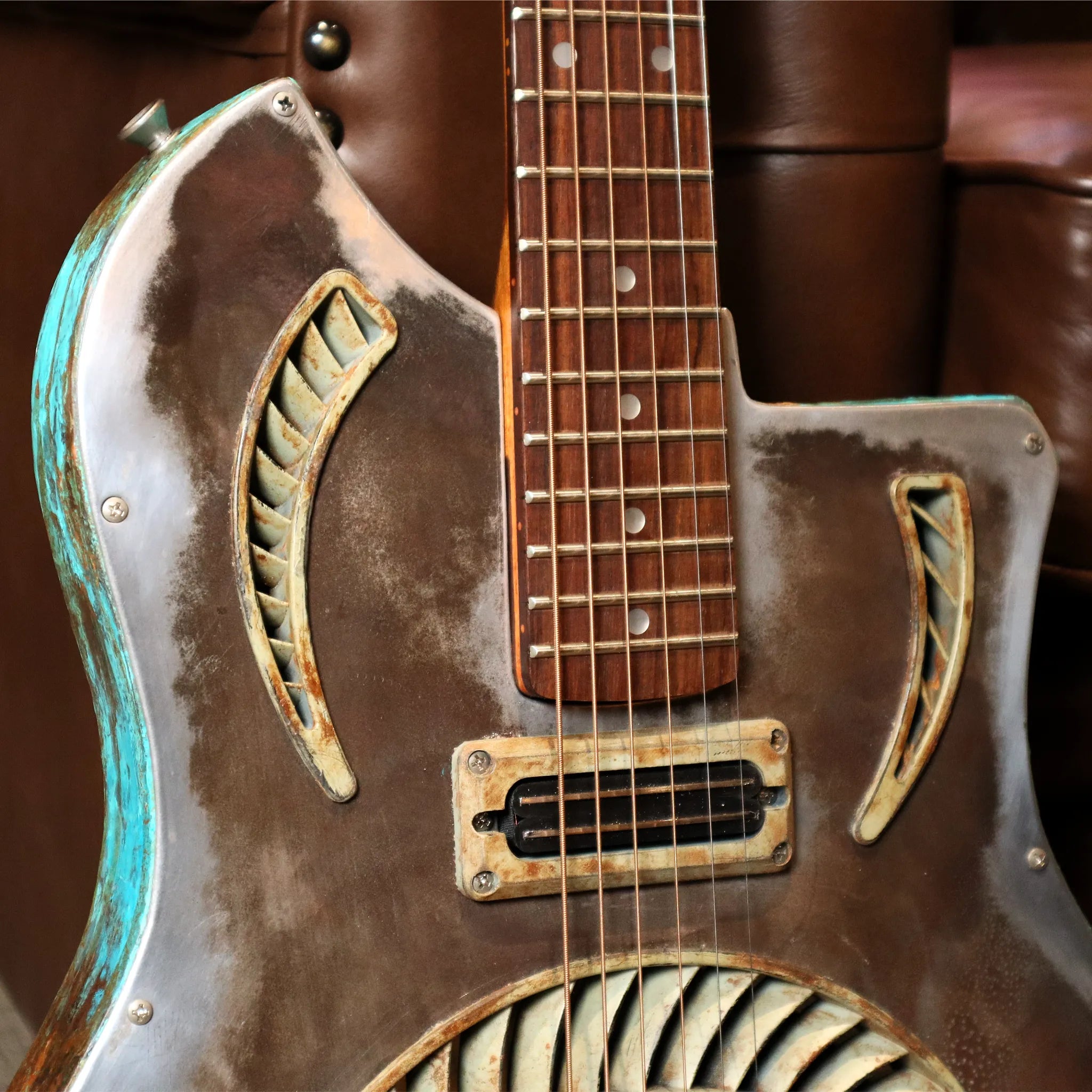 Sea Patrol Guitars 35/52 Offset Resonator Guitar