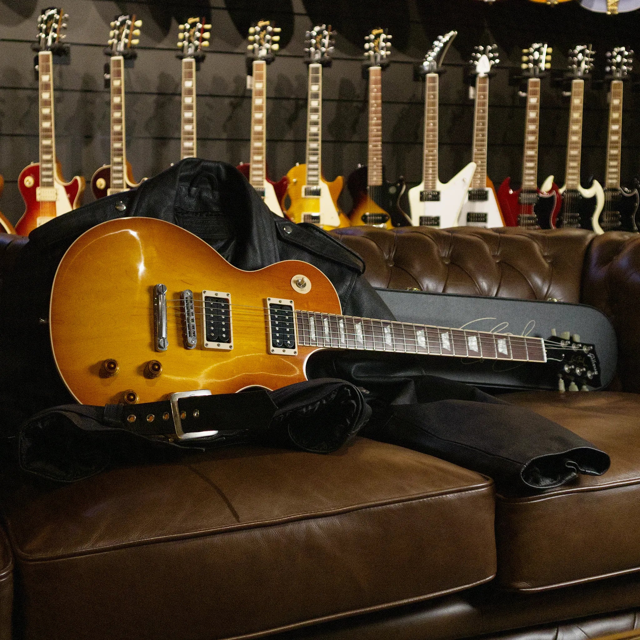 Pre-Owned Gibson Custom Shop "Inspired By" Slash '87 Les Paul Standard (Faded Heritage Cherry)