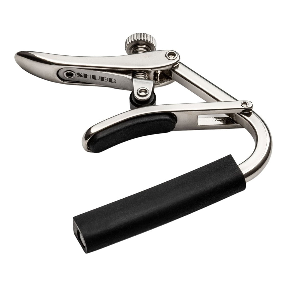 Shubb C1 Steel String Capo Nickel ; Shubb C1 Steel String Capo Nickel Profile