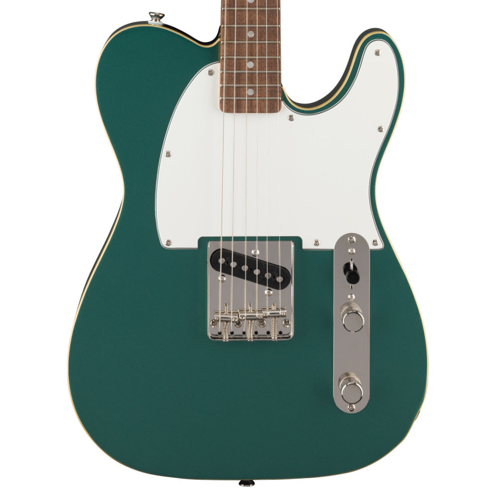 Squier Classic Vibe Custom Esquire Sherwood Green Body View ; Squier Classic Vibe Custom Esquire Sherwood Green Full View ; Squier Classic Vibe Custom Esquire Sherwood Green Back View
