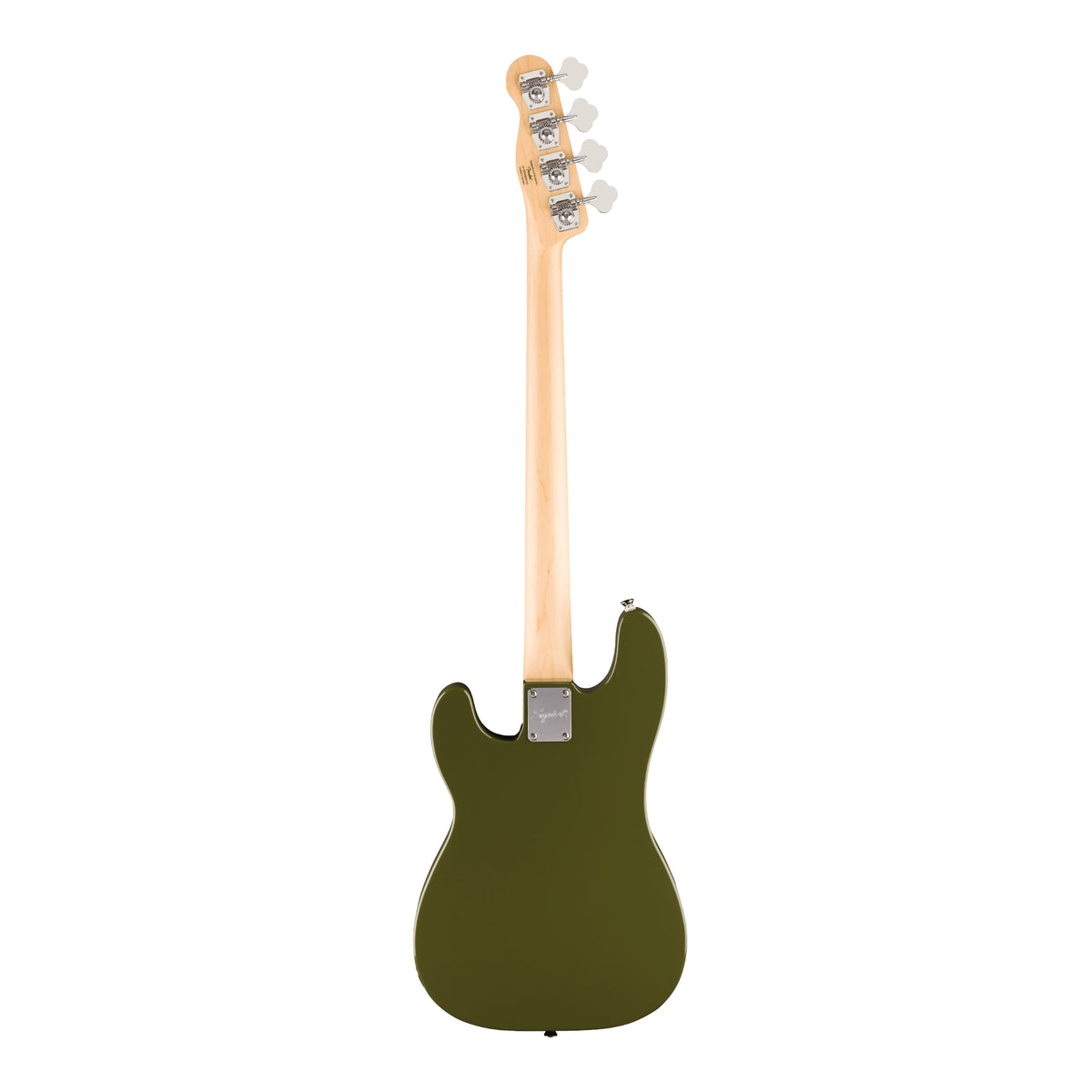 Squier Paranormal Precision Bass Thinline SJ (Olive) Back View